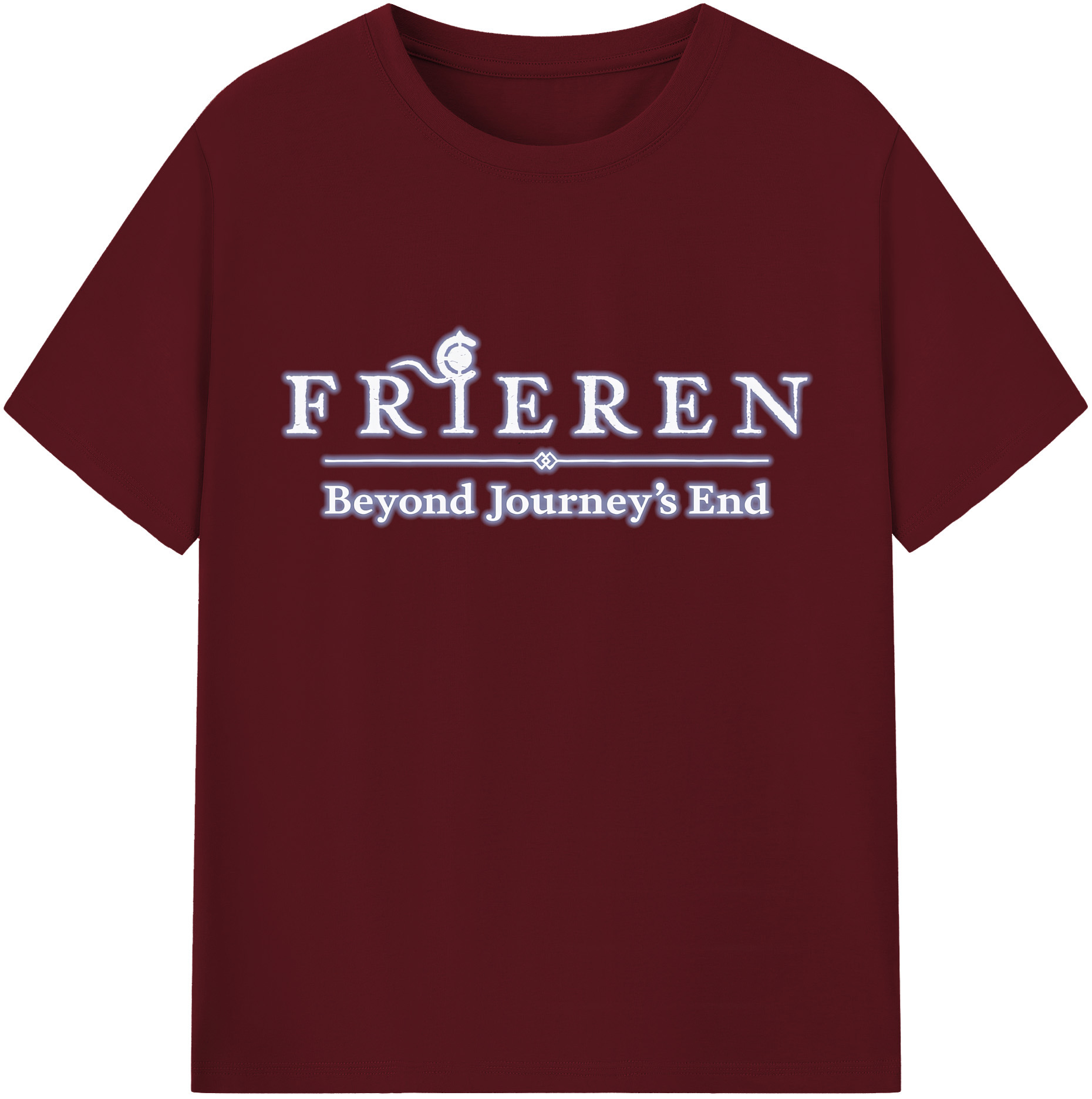 （画像用） 葬送のフリーレン Frieren 綿100％半袖Tシャツ（フロントプリント）